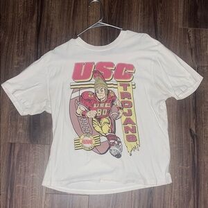 USC Trojans White Graphic T-Shirt